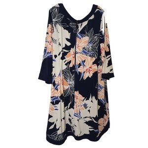 Vince Camuto Dress, Plus Size Dress, Gorgeous Floral Print Dress, Size: 24W EUC
